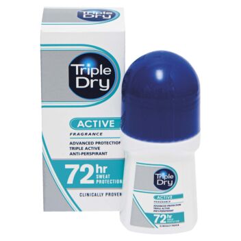 TRIPLE DRY ACTIVE ROLL-ON 72H ANTIPERSPIRANT 50 ML