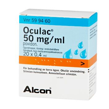 OCULAC SILMÄTIPAT 50MG/ML KERTA-ANNOSPAKKAUS