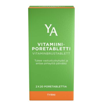 YA VITAMIINIPORETABLETTI TYRNI 2X20 KPL