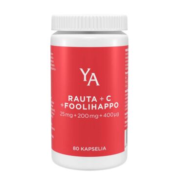 YA RAUTA +C+FOOLIHAPPO KAPS 80 KPL
