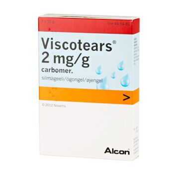 VISCOTEARS 2 mg/g SILMÄGEELI 3 x 10 g