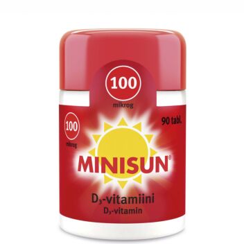 MINISUN D-VITAMIINI 100 MIKROG PURUTABL 90 KPL