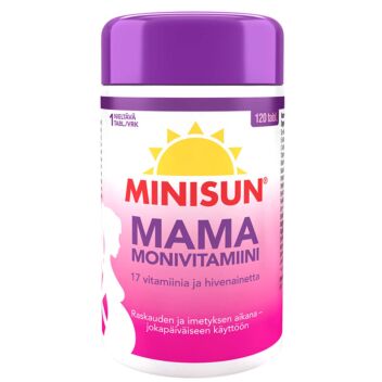 MINISUN MONIVITAMIINI MAMA 120 TABL