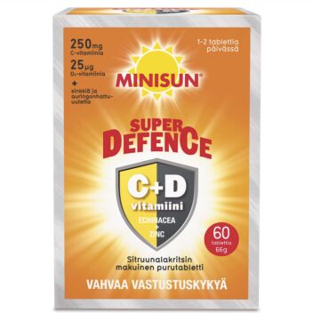 MINISUN SUPER DEFENCE SITRUUNA-LAKRITSI 60 TABL