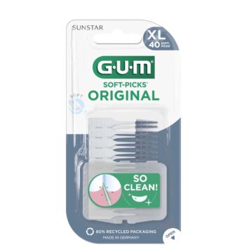 GUM SOFT-PICKS ORIGINAL X-LARGE HAMMASVÄLIHARJA 40 KPL