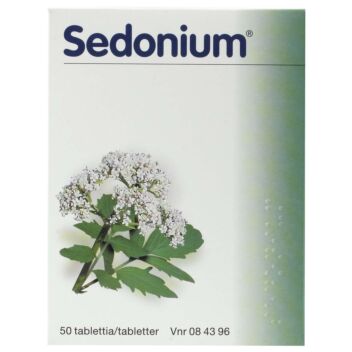 SEDONIUM PÄÄLLYSTETTY TABLETTI 50 fol