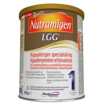 NUTRAMIGEN 1 LGG JAUHE, IMEVÄISTEN RAVINTOVALMISTE 400 G