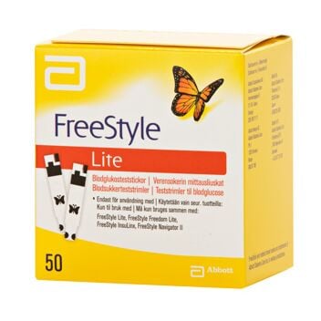 FREESTYLE LITE VERENSOKERIN MITTAUSLIUSKAT 50 KPL