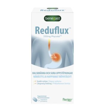 BENEGAST REDUFLUX 250 MG PURUTABL 20 KPL