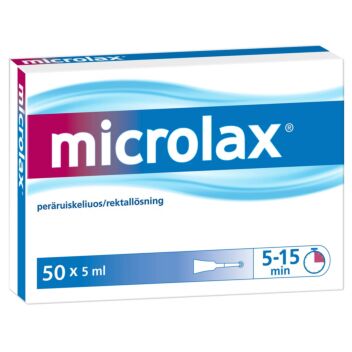 MICROLAX PERÄRUISKELIUOS 50 x 5 ml