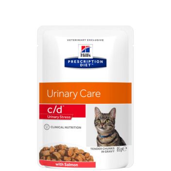 Hill's Feline Prescription Diet Urinary Care c/d Urinary Stress annospussi 12x85 g | Kissan ruoka