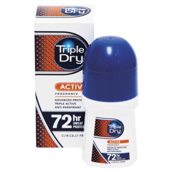 TRIPLE DRY MEN ACTIVE FRAGRANCE ROLL-ON ANTIPERSPIRANTTI 50 ML