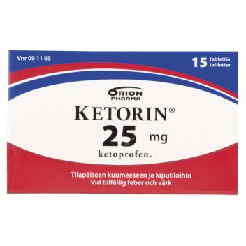 KETORIN 25 MG TABLETTI 15 fol