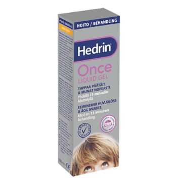 HEDRIN ONCE LIQUID GEL PÄÄTÄIDEN HÄVITTÄMISEEN 100 ML