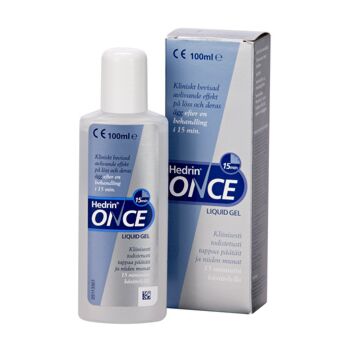 HEDRIN ONCE LIQUID GEL PÄÄTÄIDEN HÄVITTÄMISEEN 100 ML