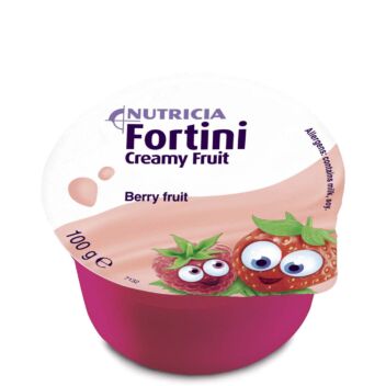 FORTINI CREAMY FRUIT MULTI FIBRE MARJA JA HEDELMÄ 4X100 G