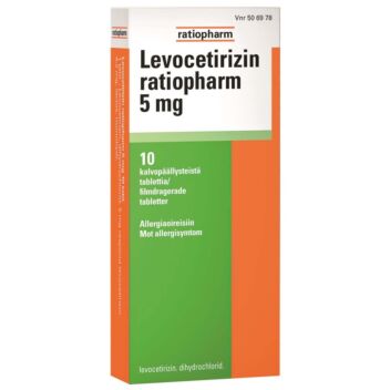 LEVOCETIRIZIN RATIOPHARM TABLETTI 5 MG
