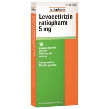 LEVOCETIRIZIN RATIOPHARM TABLETTI 5 MG