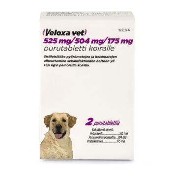 VELOXA VET PURUTABLETTI 525MG/504MG/175MG