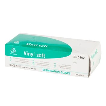 KÄSINE VINYYLI EVERCARE SOFT PUUTERITON M 100 KPL