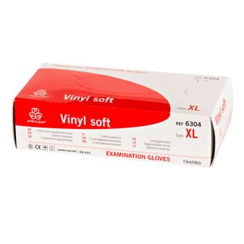 KÄSINE VINYYLI EVERCARE SOFT PUUTERITON XL 100 KPL