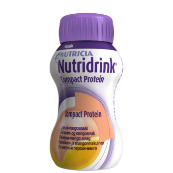 NUTRIDRINK COMPACT PROTEIN PERSIKKA-MANGO 4X125 ML
