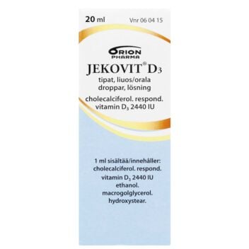 JEKOVIT D3 2440 IU/ML TIPAT, LIUOS 20 ml