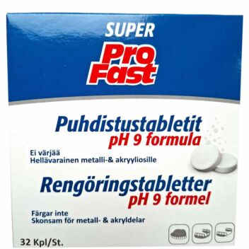 PROFAST PUHDISTUSTABLETIT HAMMASPROTEESEILLE 32 KPL