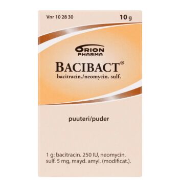 BACIBACT 250 IU/G+5 MG/G 10 g