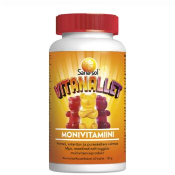 SANA-SOL VITANALLET MONIVITAMIINI 60 KPL