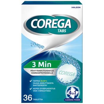 COREGA TABS 3 MINUTES 36 KPL