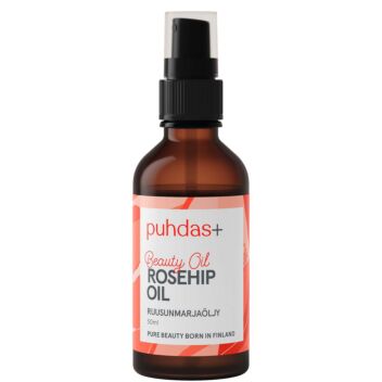 PUHDAS+ BEAUTY OIL MOISTURISING ROSEHIP OIL 30 ML