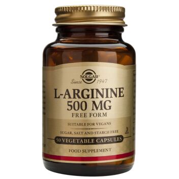 SOLGAR L-ARGINIINI 500 MG VEGICAPS 50 KPL