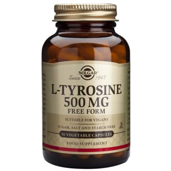 SOLGAR L-TYROSIINI 500 MG VEGICAPS 50 KPL