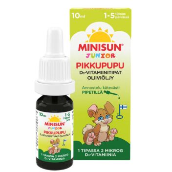 MINISUN D-VITAMIINI OLIIVIÖLJYTIPAT 10 ML