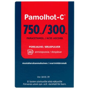 PAMOLHOT-C 750/300 MG POREJAUHE 20 kpl