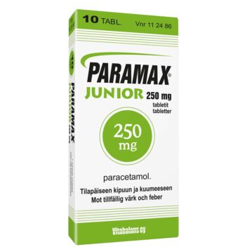 PARAMAX JUNIOR 250 MG TABLETTI 10 fol