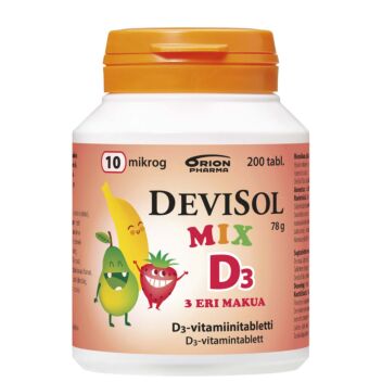 DEVISOL MIX D3 10 MIKROG PURUTABL 200 KPL
