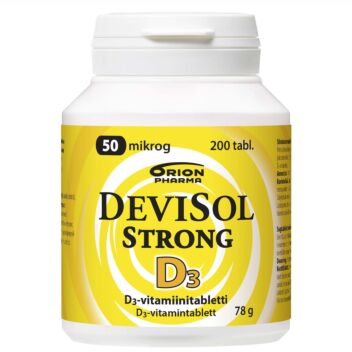 DEVISOL STRONG 50 MIKROG TABLETTI 200 KPL