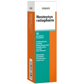 NESTEYTYS RATIOPHARM PORETABL 10 KPL