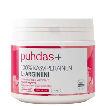 PUHDAS+ L-ARGINIINI 200 g