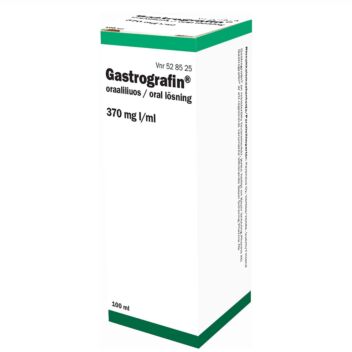 GASTROGRAFIN 100/660 MG/ML SUUN KAUTTA OTETTAVA LIUOS 100 ml