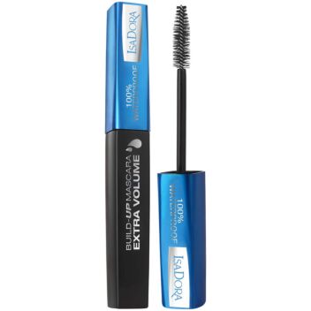 ISADORA BUILD-UP MASCARA EXTRA VOLUME WATERPROOF 20 BLACK 12 ML