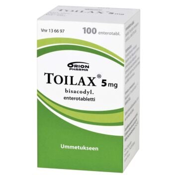 TOILAX 5 mg ENTEROTABLETTI 100 kpl