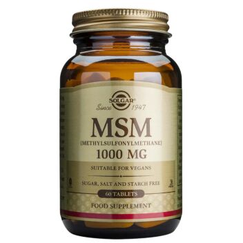 SOLGAR MSM 1000 MG TABL 60 KPL