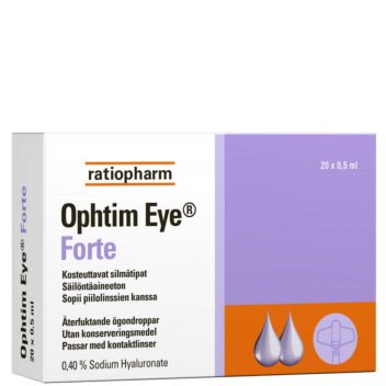 OPHTIM EYE FORTE 0,4%  SILMÄTIPAT PIPETIT 20X0,5 ML