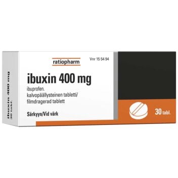 IBUXIN 400 mg KALVOPÄÄLLYSTEINEN TABLETTI 30 fol