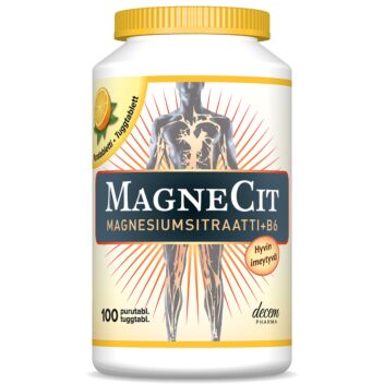 MAGNECIT PURUTABLETTI 100 KPL