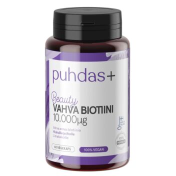 PUHDAS+ VAHVA BIOTIINI 10.000 MIKROG KAPS 60 KPL