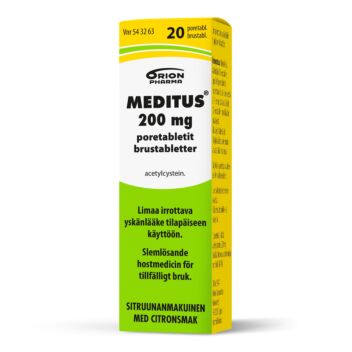 MEDITUS 200 MG PORETABLETTI 20 kpl